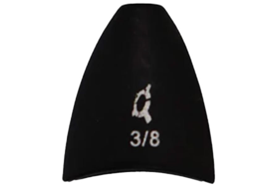 Xzone Lures Tungsten Arrowhead 3/8 oz. Weight Black 3 Per Pk