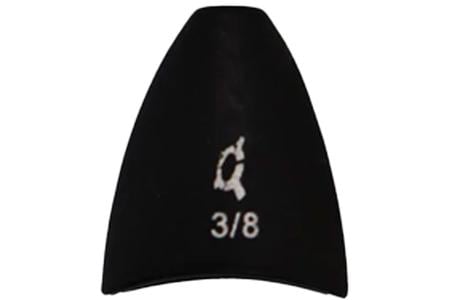 TUNGSTEN ARROWHEAD WEIGHT BLACK 3/8 OZ. (3 PK)