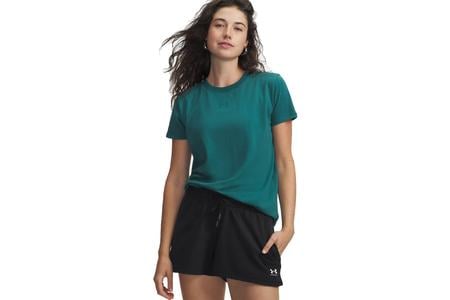 WOMENS UA RIVAL CORE SS TEE