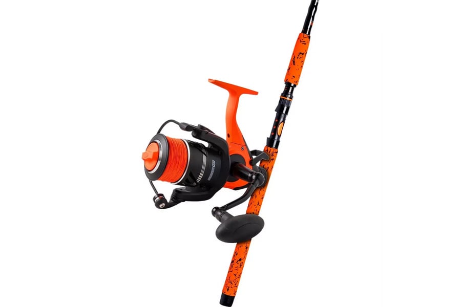 Whisker Seeker Hog Seeker Baitseeker Spinning Combo Orange