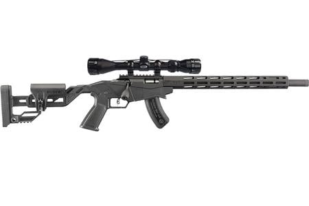 PRECISION RIMFIRE 17 HMR BOLT-ACTION RIFLE WITH WEAVER SCOPE