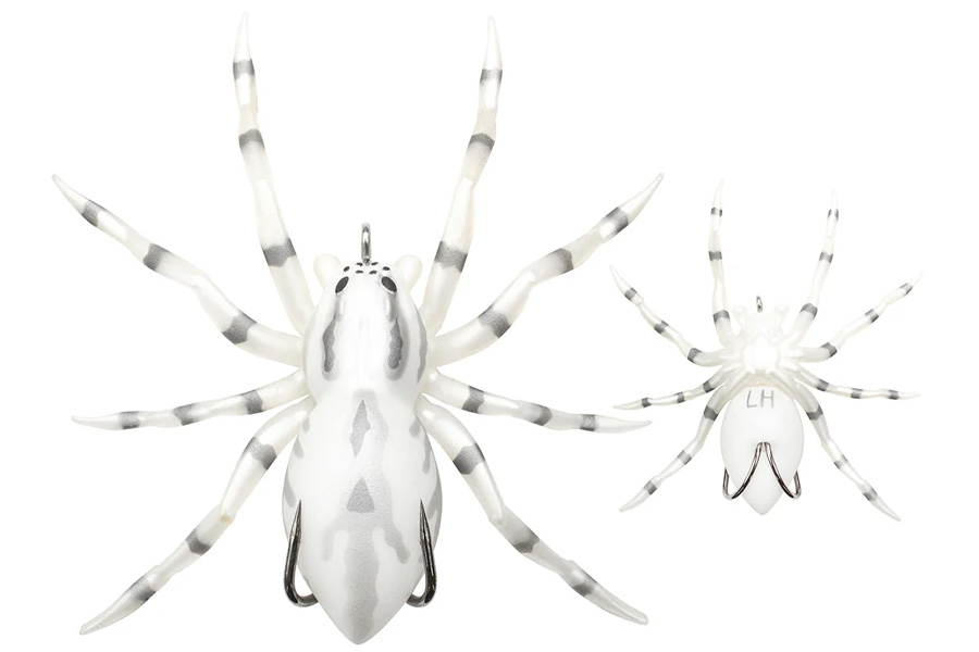 Lunkerhunt 1/4 oz Phantom Spider White Wolf