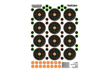ADHESIVE 2IN BULLS-EYE TARGET 5 PK