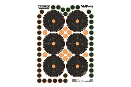 ADHESIVE 3IN BULLS-EYE TARGET 5PK