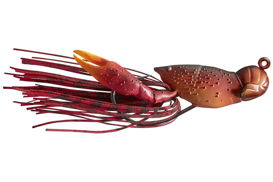 Live Target Crawfish Jig 3/8oz Red