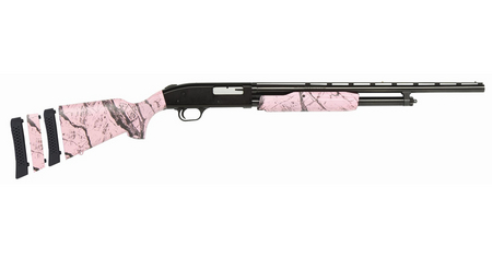 MOSSBERG 500 Super Bantam 20 Gauge Shotgun with Pink Marble Stock