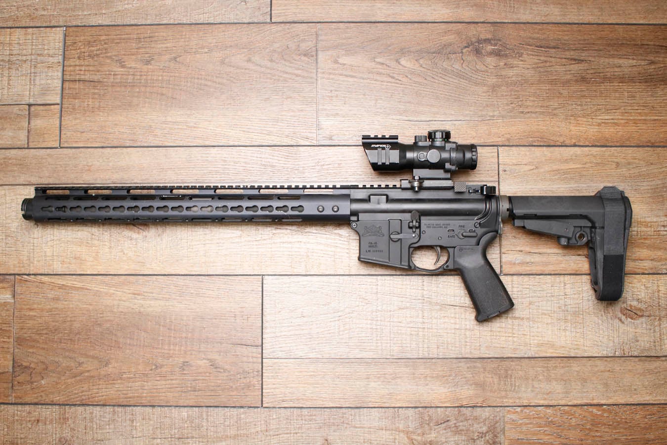 Palmetto State Armory PA-15 223/556 Police Trade-In Rifle with Red Dot Scope (No Magazine)