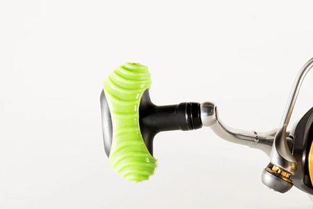 RIBBED REEL GRIP T LIME GREEN