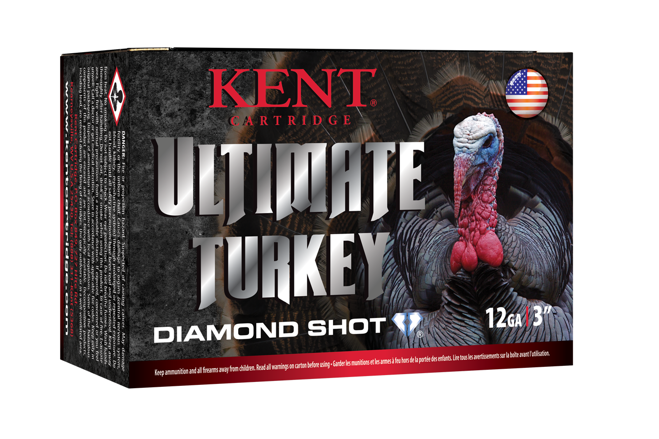 Kent Cartridge Ultimate Turkey 12-Gauge 3 Inch 1 3/4oz 10/Box