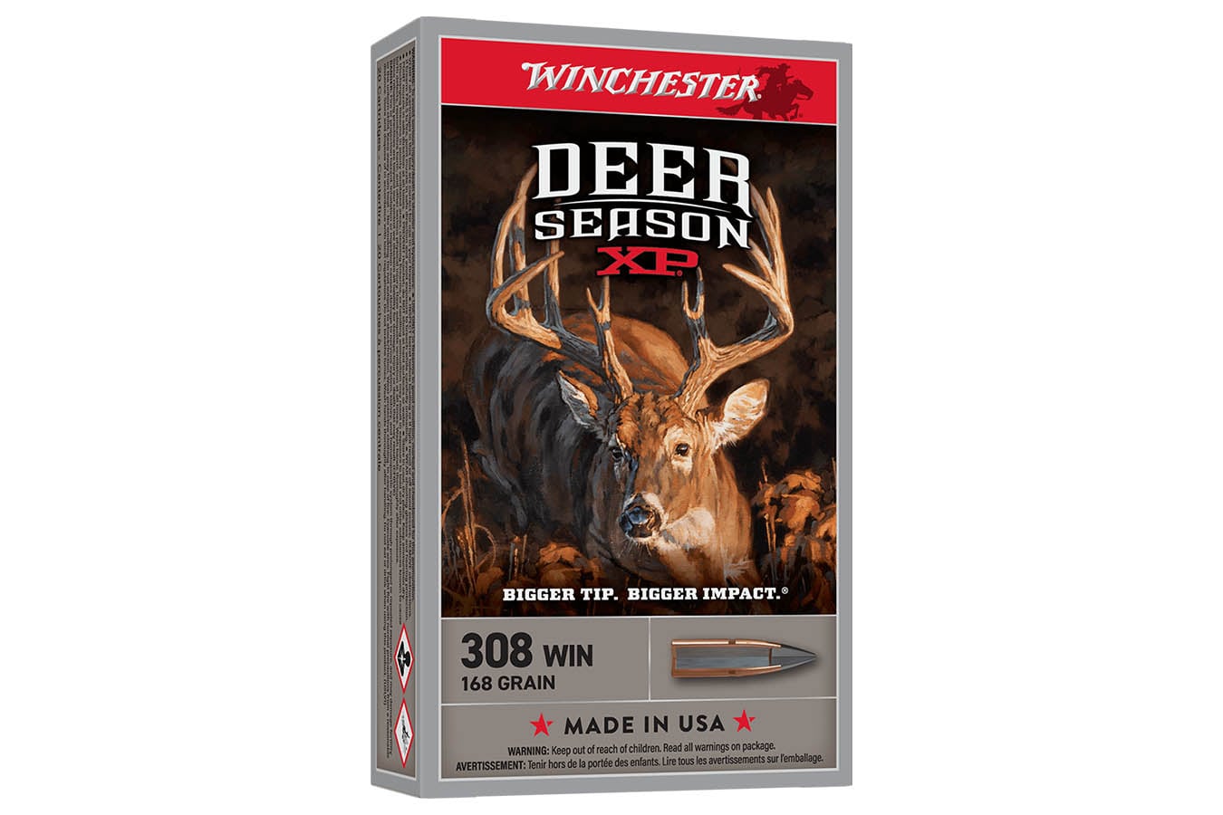 Winchester 308 Win 168 gr Extreme Point Polymer Deer Season XP 20/Box