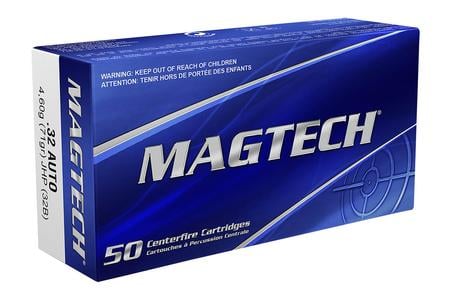 Magtech 32 ACP 71 gr FMJ Target Ammo 50/Box