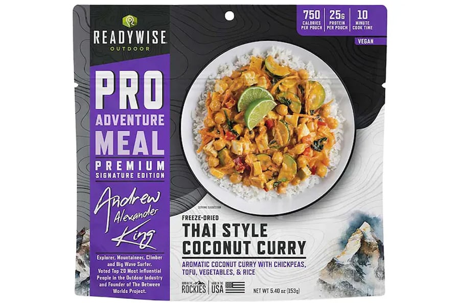 Readywise Pro Line Adventure Thai Style Coconut Curry Meal