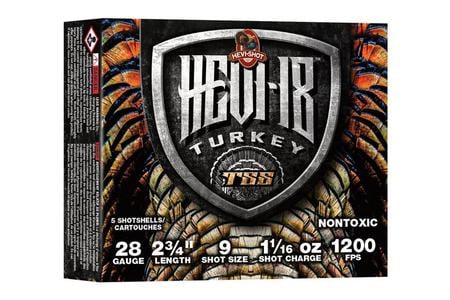 Hevi Shot 28-Gauge 2 3/4 Inch 1 1/16 oz HEVI-18 Turkey TSS 5/Box