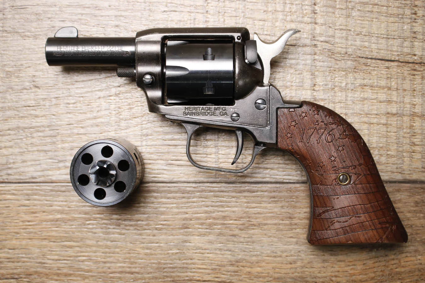 Heritage Bar Keep 22LR Police Trade-In Revolver with Extra Cylinder 