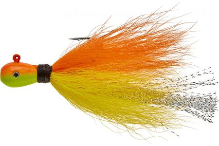 1/8OZ. BUCKTAIL JIG ORANGE/YELLOW