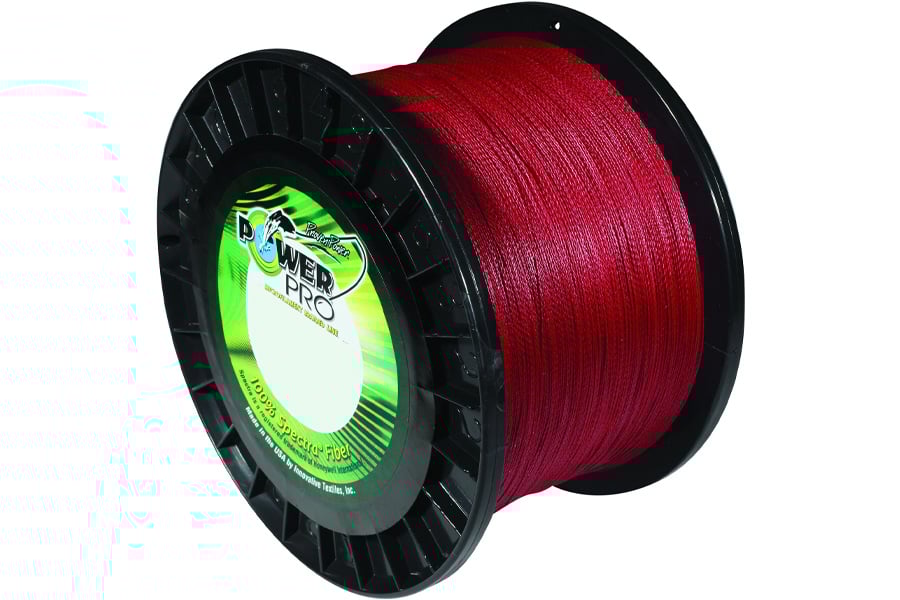 Power Pro Spectra Vermillion Red Braided Line