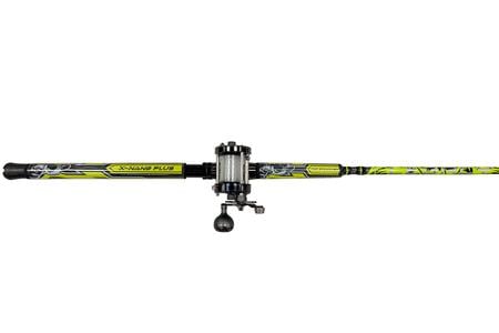 YELLOW COMBO - 7FT6IN MH 1PC CAST - MK65A MIDNIGHT- 30LB CLEAR