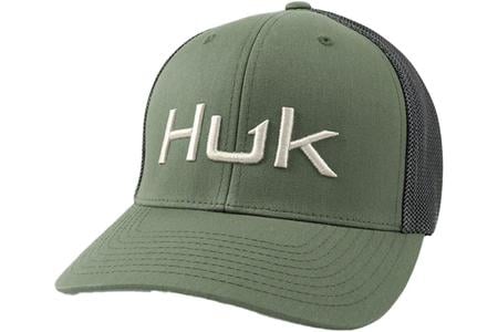 HUK EMBROIDERED 110 TRUCKER HAT