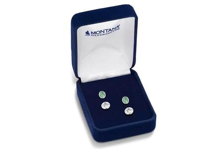 CIRCLE FOUR POST EARRING SET