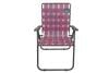 CADDIS RETRO CAMP CHAIR WEBBED - RED /BLUE