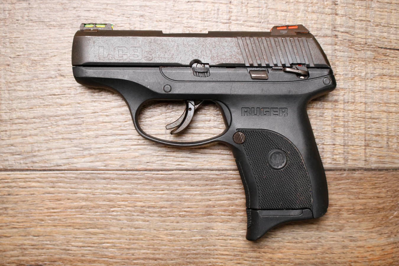 Ruger LC9S 9mm Police Trade-In Pistol with HIVIZ Fiber Optic Sights