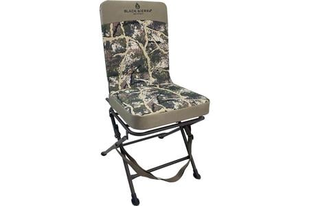 Black Sierra Equipment Padded Swivel Hunting Blind Chair AXS Ranger Camo exclusive deals
