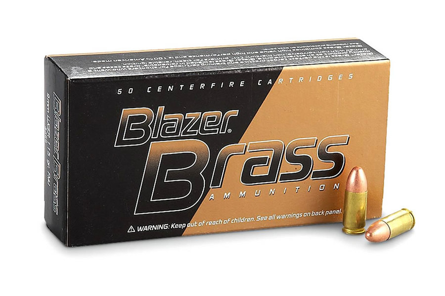 CCI AMMUNITION 40 SW 165 GR FMJ BLAZER BRASS