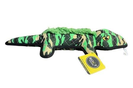 ANGRY ALLIGATOR LINED DOG TOY
