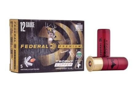 Federal 12 Ga 2-3/4 in 300 gr Trophy Copper Tipped Sabot Slug 5/Box