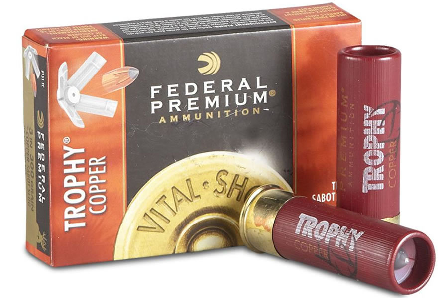 FEDERAL AMMUNITION 12 GA 2-3/4 IN 300 GR TROPHY COPPER VITAL-SHOCK SABOT SLUG