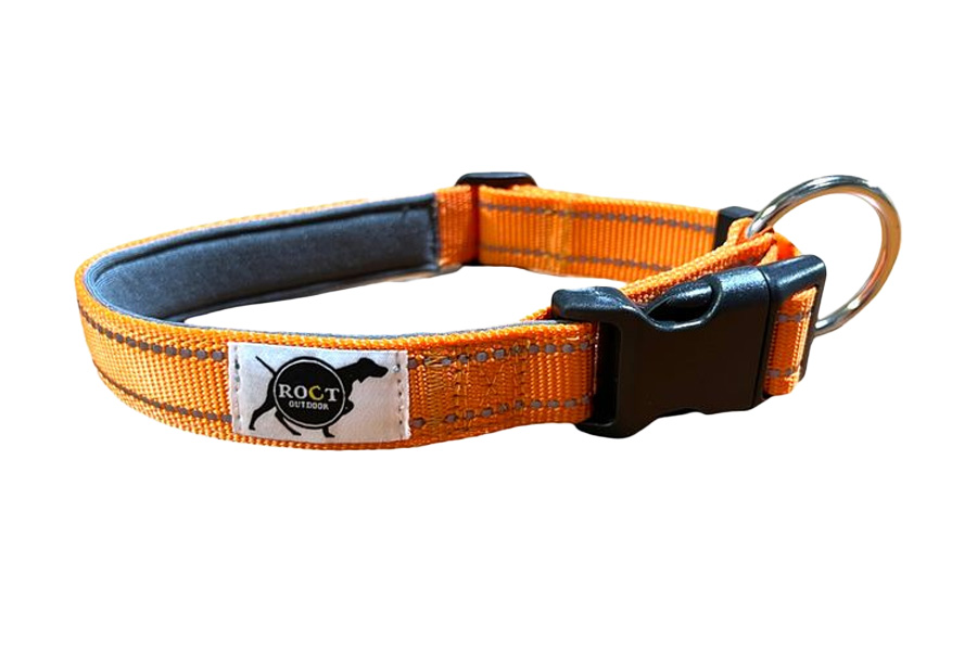 Roct Outdoor Trailhead Medium Padded Dog Collar in Black