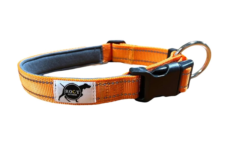Roct Outdoor Trailhead Large Padded Dog Collar in Black