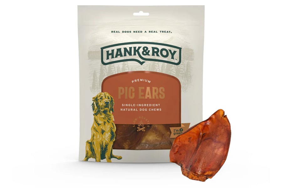 Hank And Roy 6 Count Pig Ears Bulk