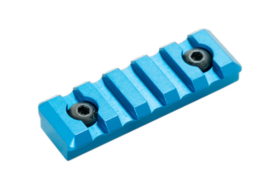 Timber Creek  M-LOK 5 Slot Picatinny Rail with Blue Finish