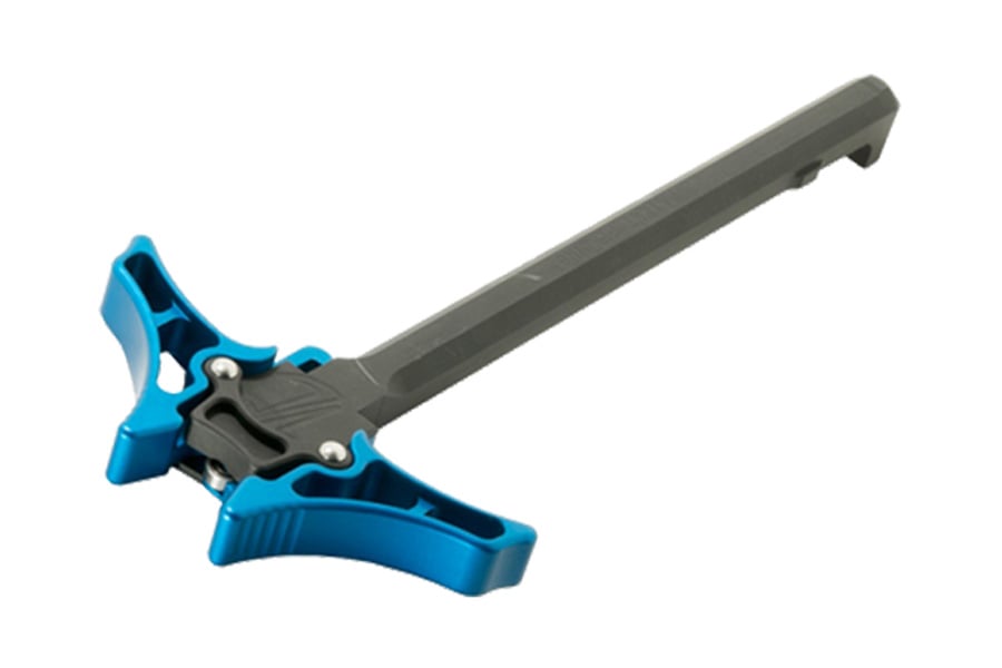 Timber Creek Enforcer Ambidextrous Charging Handle with Blue Finish