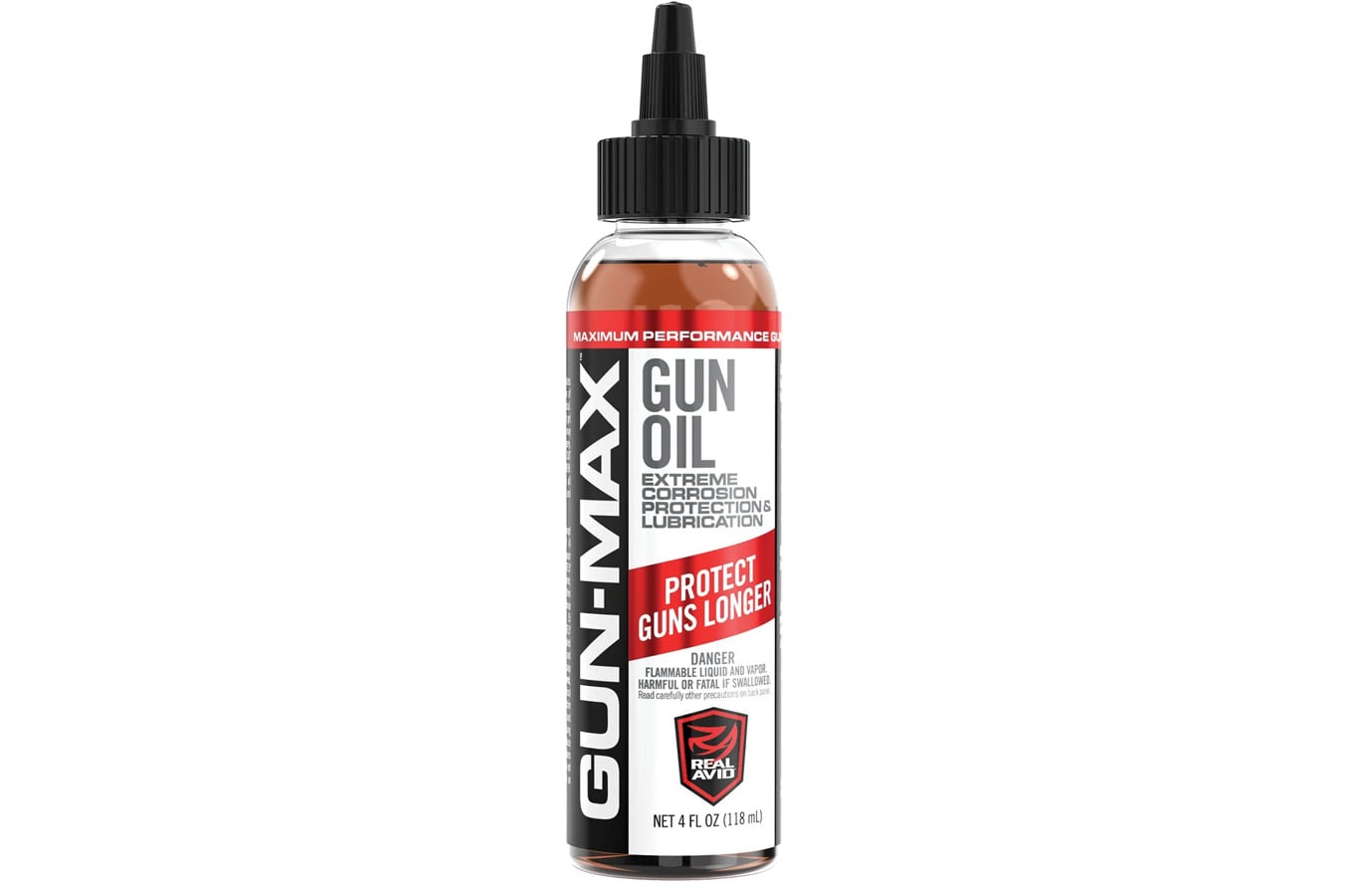 Real Avid Gun Max Gun Oil 4 oz Bottle