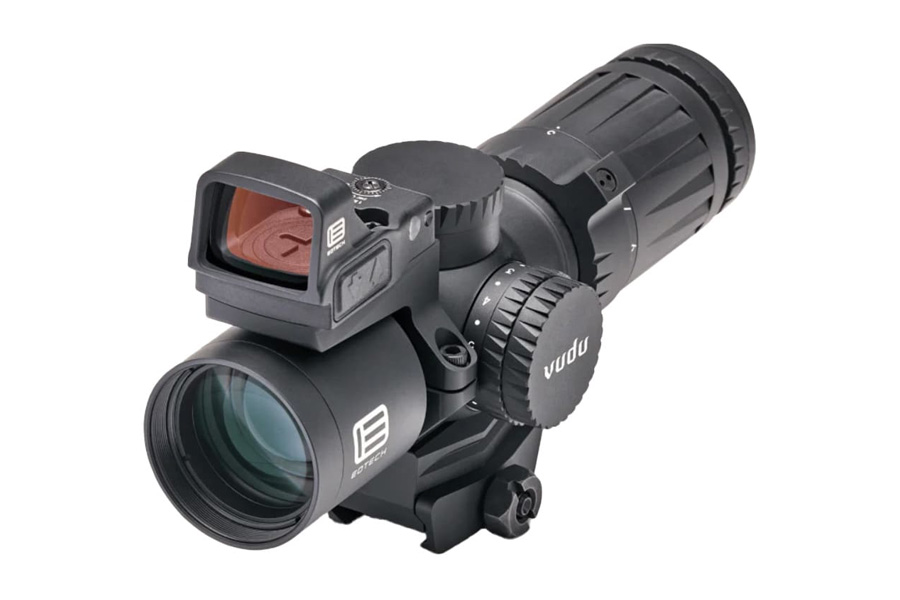 EOTech Vudu 3-9 SFP Ultra Short MR5 Focal Plane Integrated Mount Precision Rifle Scope with EFLX Sight