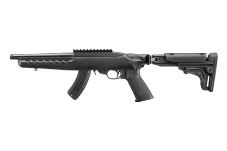 RUGER 10/22 SBR 22 LR 15+1 8` MATTE BLACK THREADED BARREL, BLACK RECEIVER W/PICATINNY
