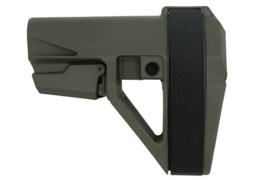 SB Tactical SBA5 5 Position Adjustable Stock OD Green