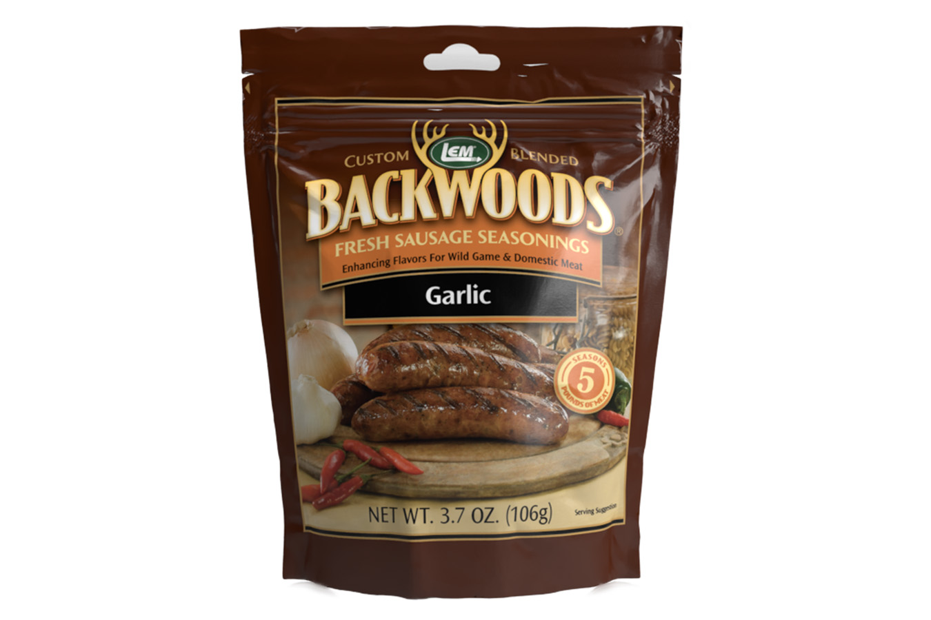 Lem Backwoods Garlic Seasoning for 5lbs