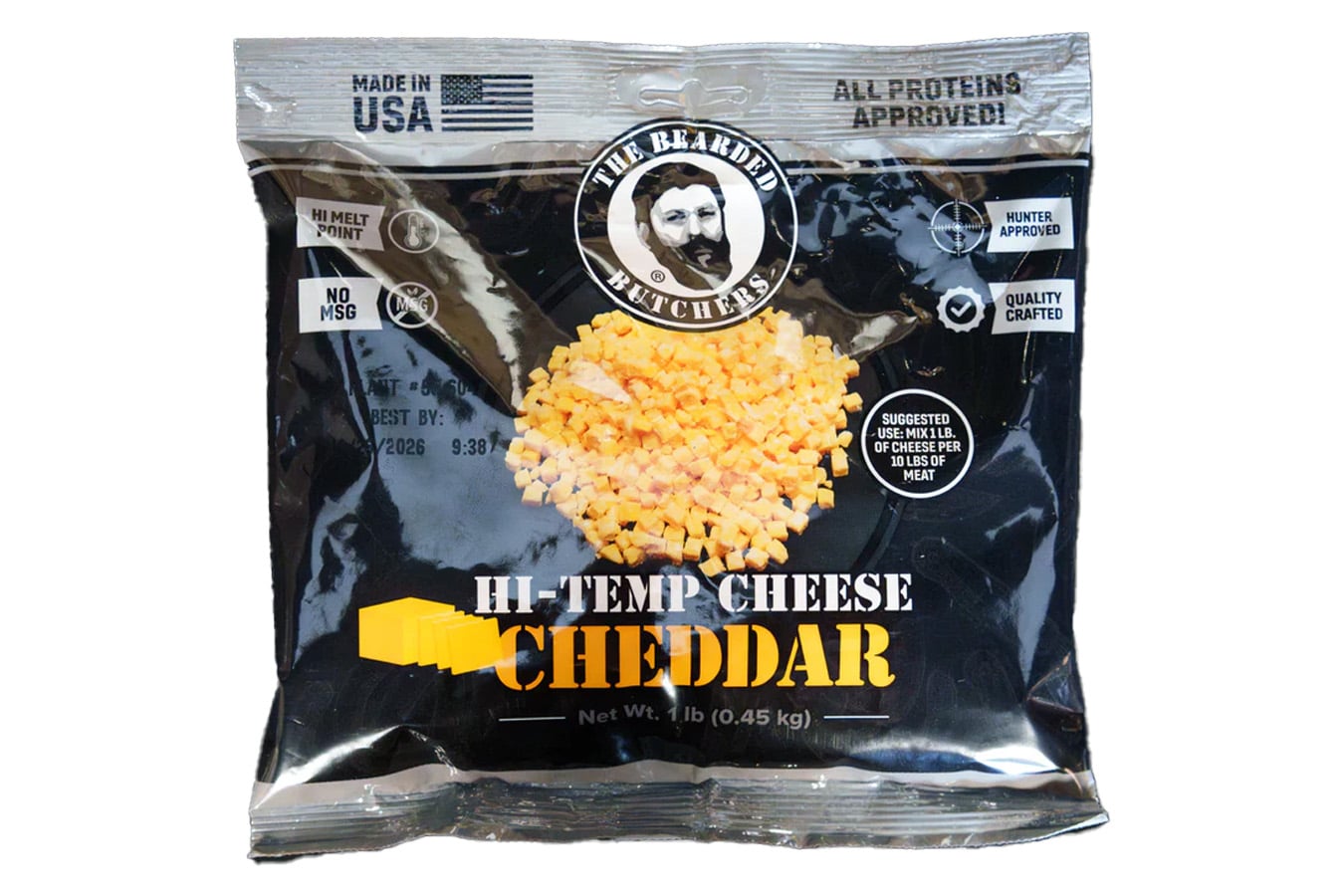 Bearded Butcher High Temp Cheddar Cheese 1lb