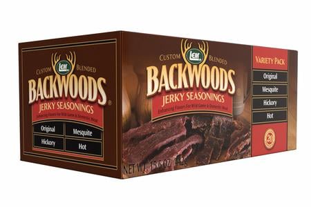JERKY VARIETY PACK FOR 20 LBS.: ORIGINAL, MESQUITE, HICKORY  HOT 