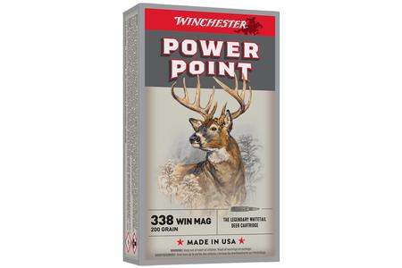 338 WIN MAG 200 GR POWER-POINT SUPER-X