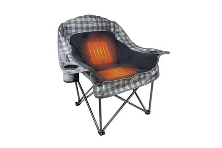 HEATED FLEECE COMFORT CLOUD - GRAY CHECK 