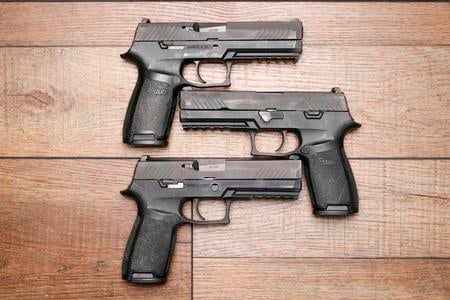 SIG SAUER P320 FULL SIZE 40SW NIGHT SIGHTS POLICE TRADE-IN (FAIR) CONDITION