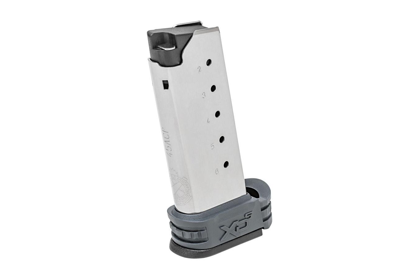 Springfield XDS-45 45 ACP 6 Round Factory Magazine with Tactical Gray Sleeve