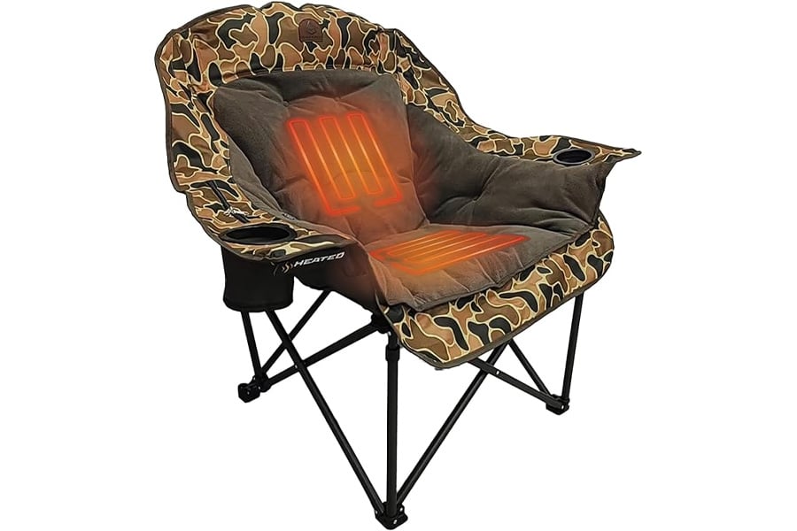 Black Sierra Equipment Heated Fleece Comfort Cloud OD Camo