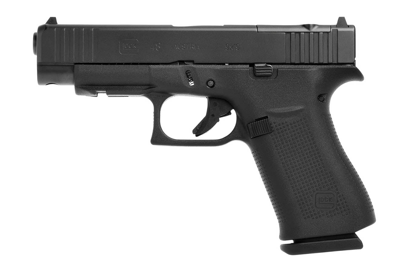 GLOCK G48 MOS SLIM COMPACT 9MM LUGER 10+1 4.17` BLACK GMB BARREL, BLACK NDLC OPTIC REA