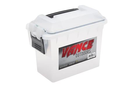 MINI AMMO CAN CLEAR W/VANCE LOGO