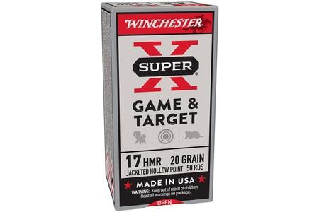 Winchester 17 HMR 20 gr JHP Super X 50/Box